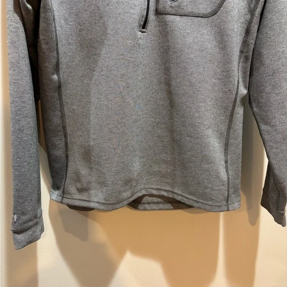 Carhartt Heather Gray Quarter-Zip Pullover - Picture 3 of 15